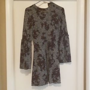 Love five sweater dress with bell sleeves